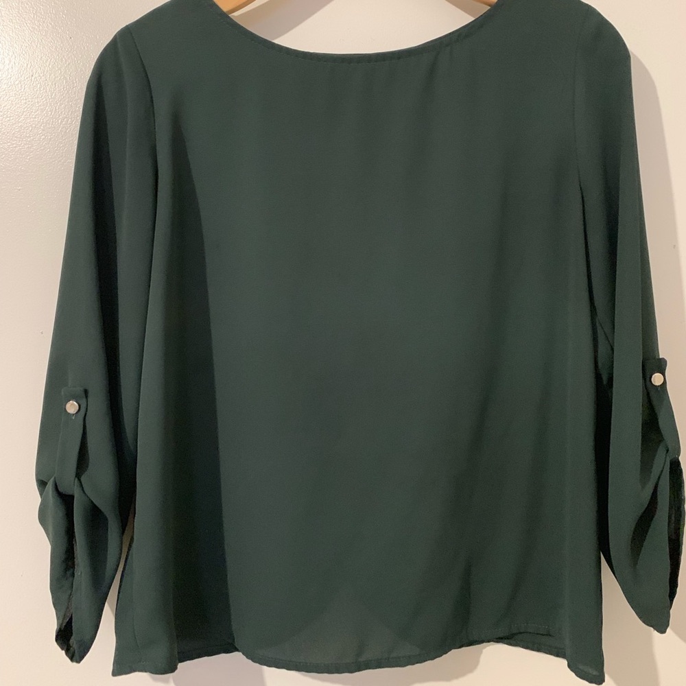 Forever 21 Chiffon Open Back Top